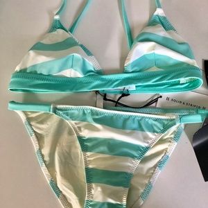 Solid & Striped Morgan Bikini Top & Bottom - NWT